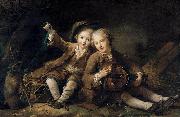 Francois-Hubert Drouais The Children of the Duc de Bouillon china oil painting artist